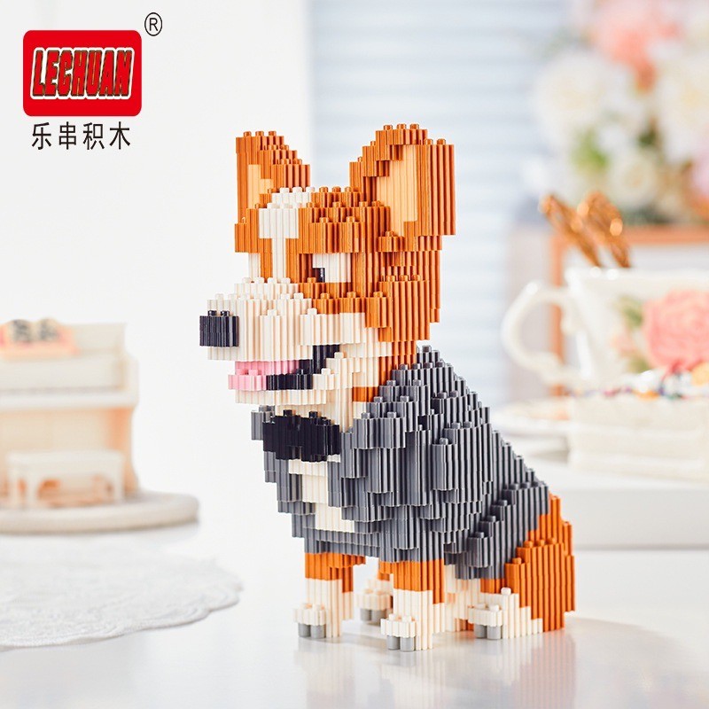 ตัวต่อนาโน Size XL - Lechuan 68687 - 68690 Dog in a Suit