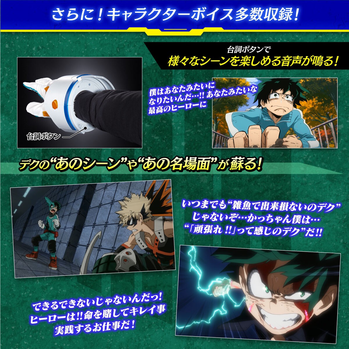 PRE-ORDER : My Hero Academia Deku's Gloves