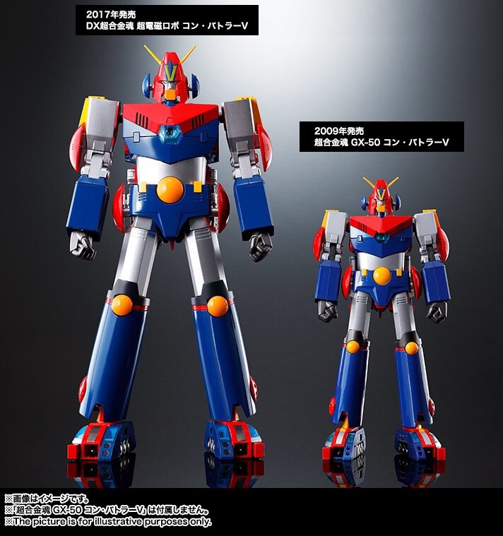 DX Soul Of Chogokin Combattler V By Bandai (มีกล่องน้ำตาล)
