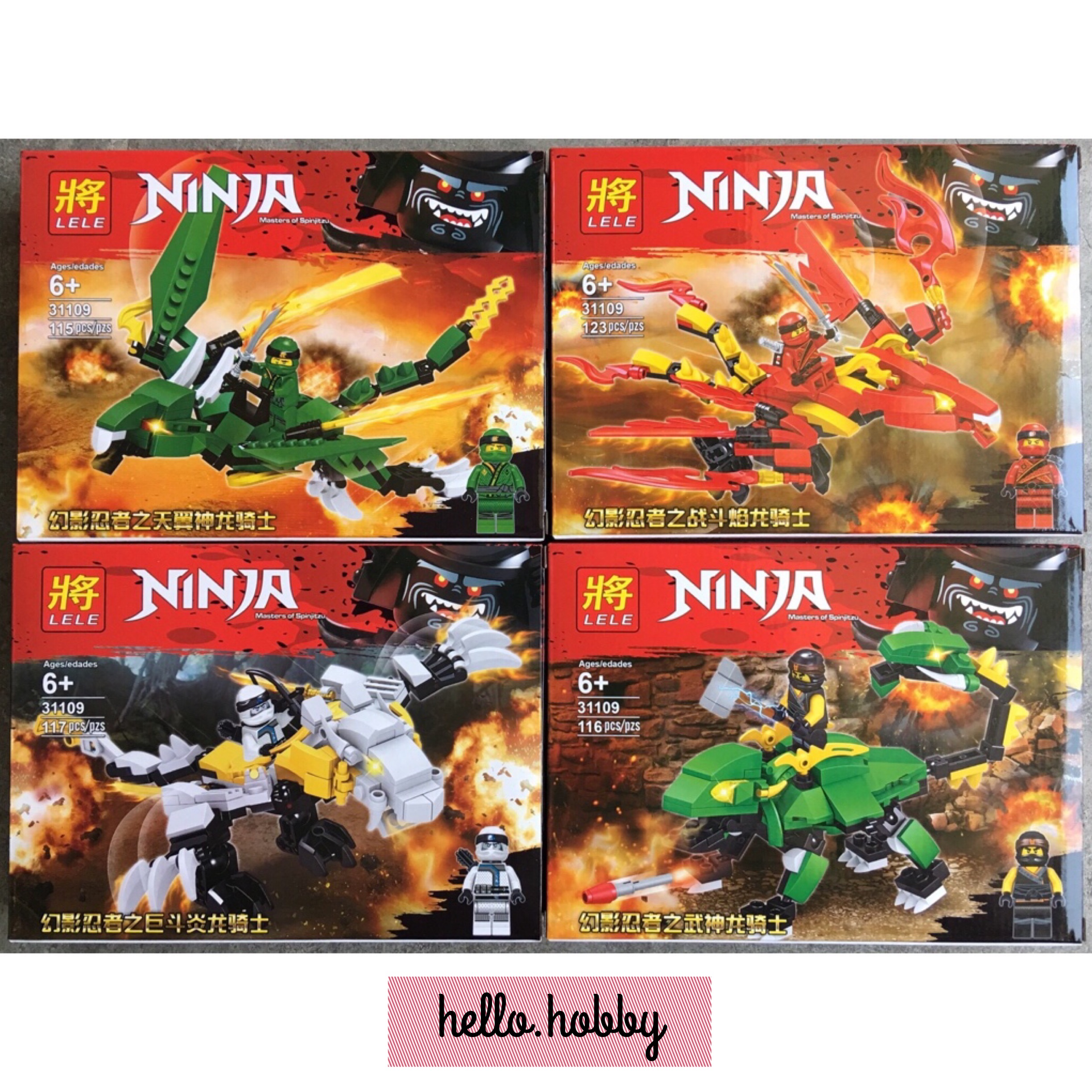 Lele 31109 Ninjago 4 in 1