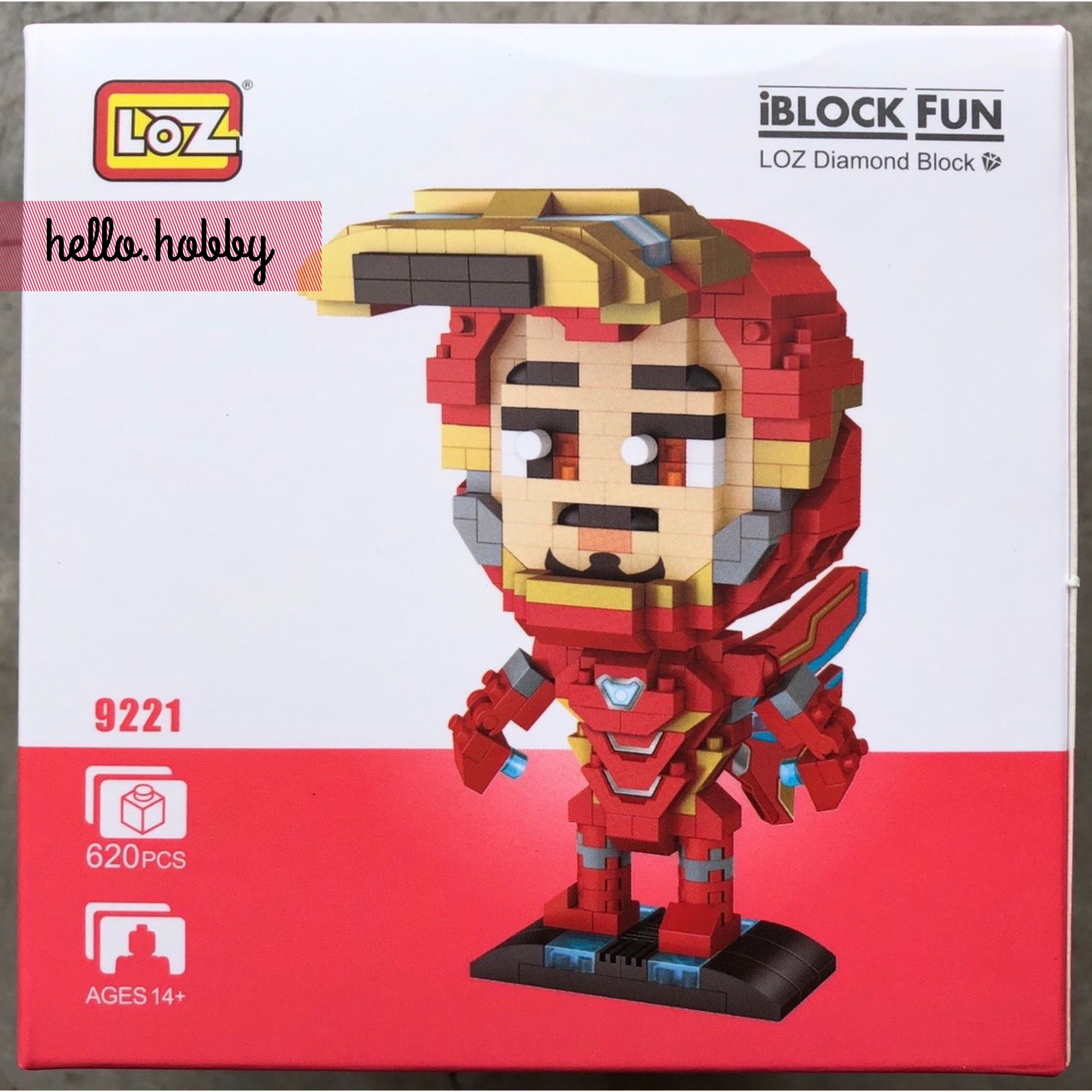 LOZ 9221 Avengers Iron Man 620pcs