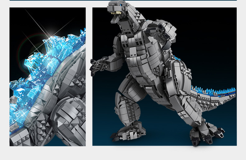 Panlos Brick 687001 Godzilla vs Kong 2106pcs