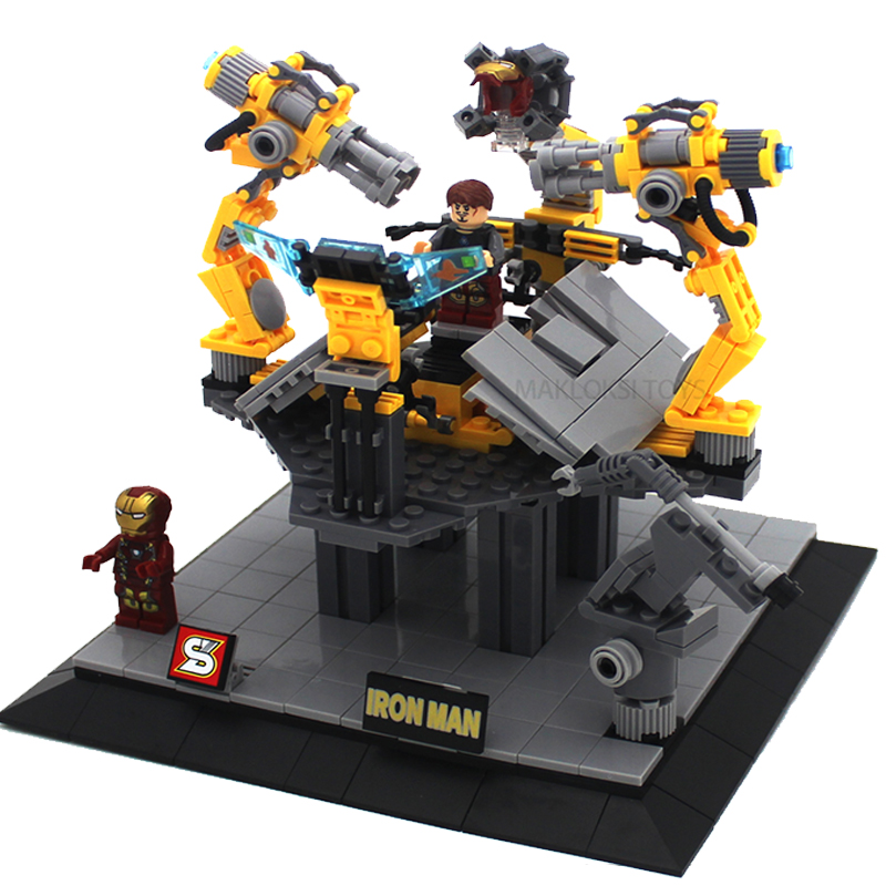 SY 825 Iron Man Suit Up Stage 527pcs