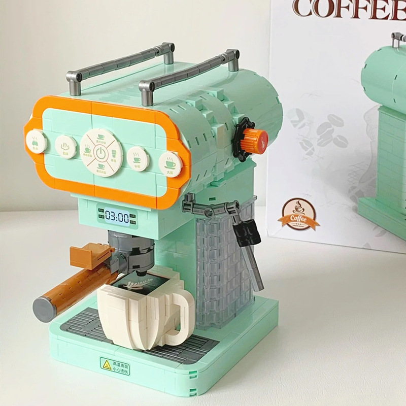 Zhe Gao 01008 Green Coffee Machine 640pcs