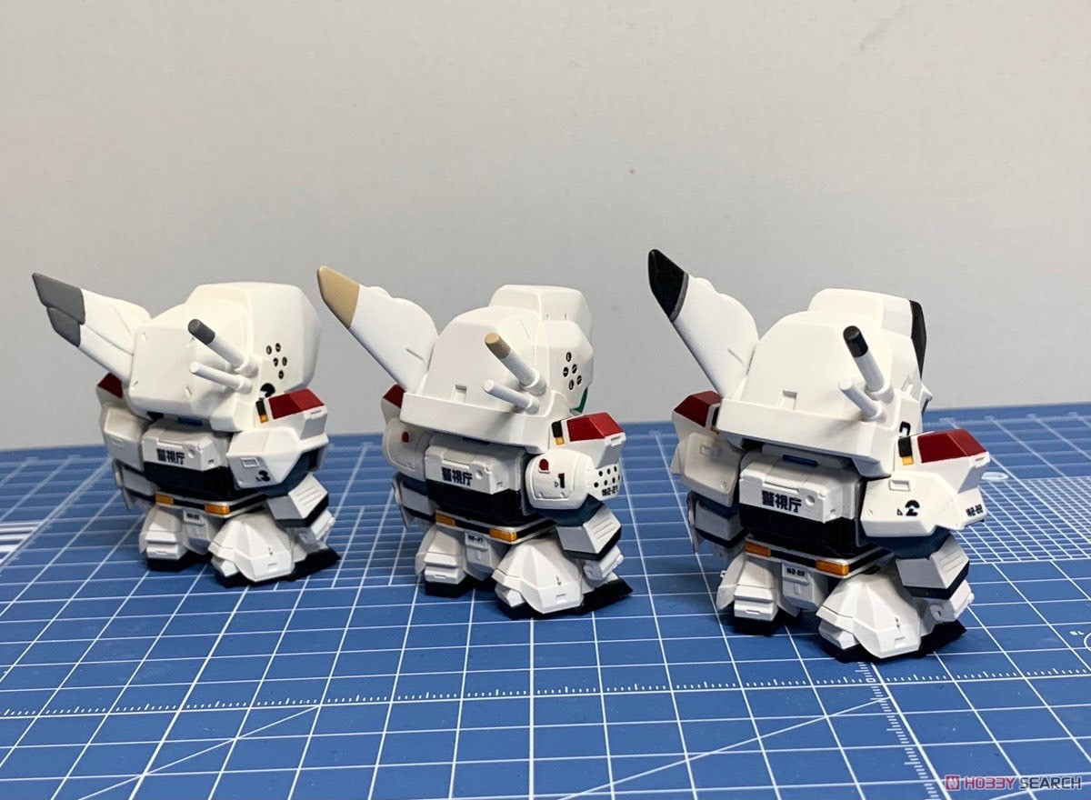 Pre-order : Patlabor: Deformed Mecha Figure World Vol.1 Ingram Unit 1 / 2 / 3 by Genco