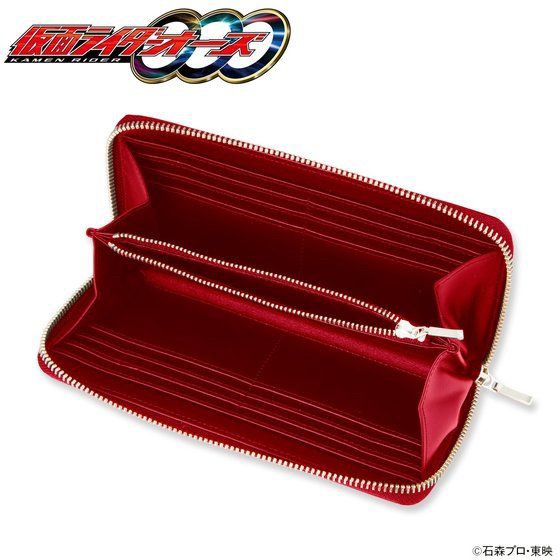 PRE-ORDER : Kamen Rider OOO Genuine Leather Round Wallet Ankh Model