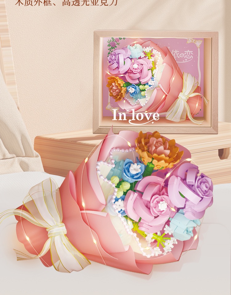 ตัวต่อไซส์ Jumbo Balody 16359 / 21235 - Frame of Memory (มีไฟ)