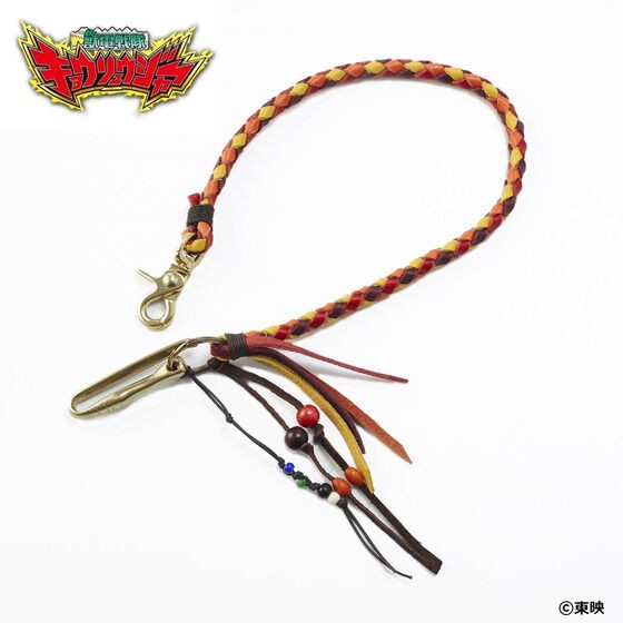 PRE-ORDER : Zyuden Sentai Kyoryuger Kyoryu Red Daigo Leather Wallet Cord