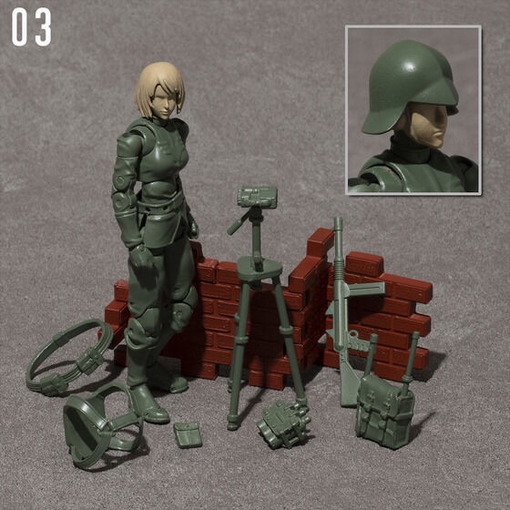 PRE-ORDER : G.M.G. PROFESSIONAL Mobile Suit Gundam Soldier 01~03 Set Box 1/18 Action Figure [w/ Bonus]