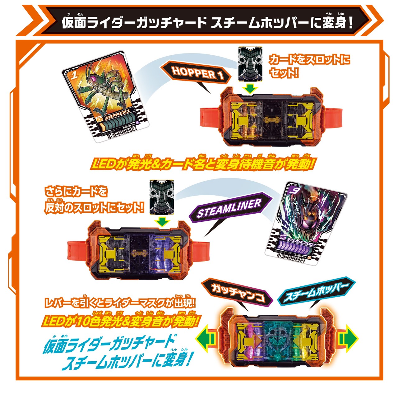 Masked Rider Gotchard - DX Gotchardriver + *Limited Campaign Bonus Item* DX Oneness Raise Buckle by Bandai