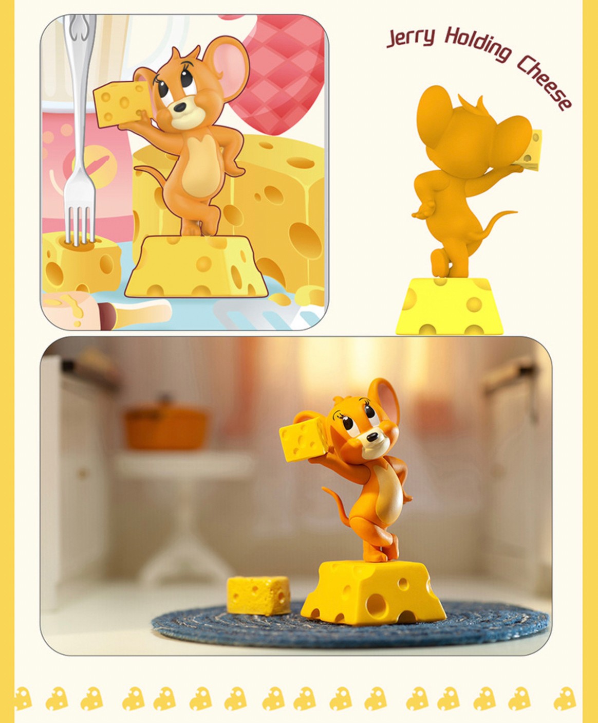 Blind Box - Tom & Jerry I Love Cheese Series By Miniso (6+1secret)