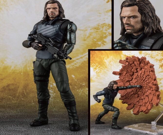 Pre-order : S.H.FIGUARTS Avengers: Infinity War Bucky with Tamashii Effect Impact Set