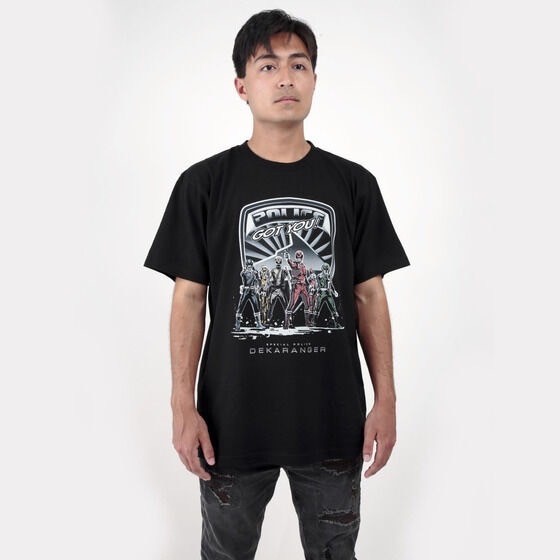 PRE-ORDER : Toei Hero T-shirt Tokusou Sentai Dekaranger American Comic Book Style Design