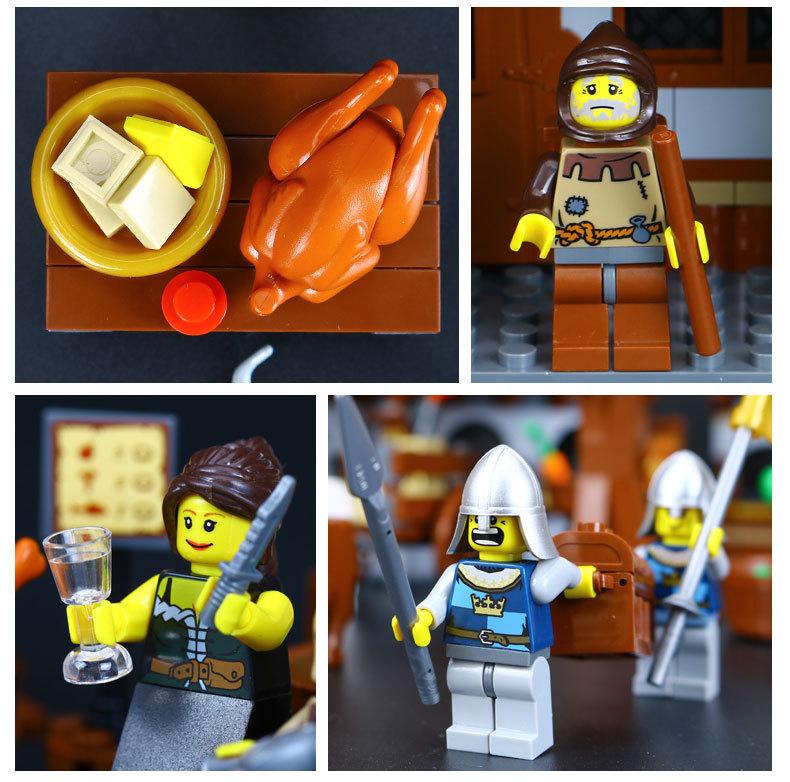 Lepin 16011 Medieval Market Village 1601pcs