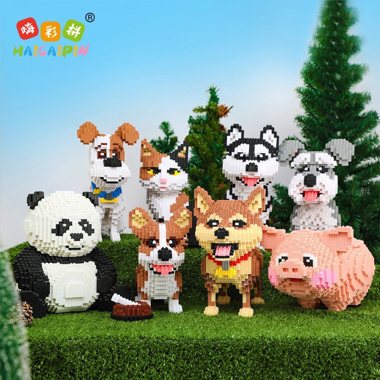 Haicaipin 8602-8686 Animal Dog & Panda