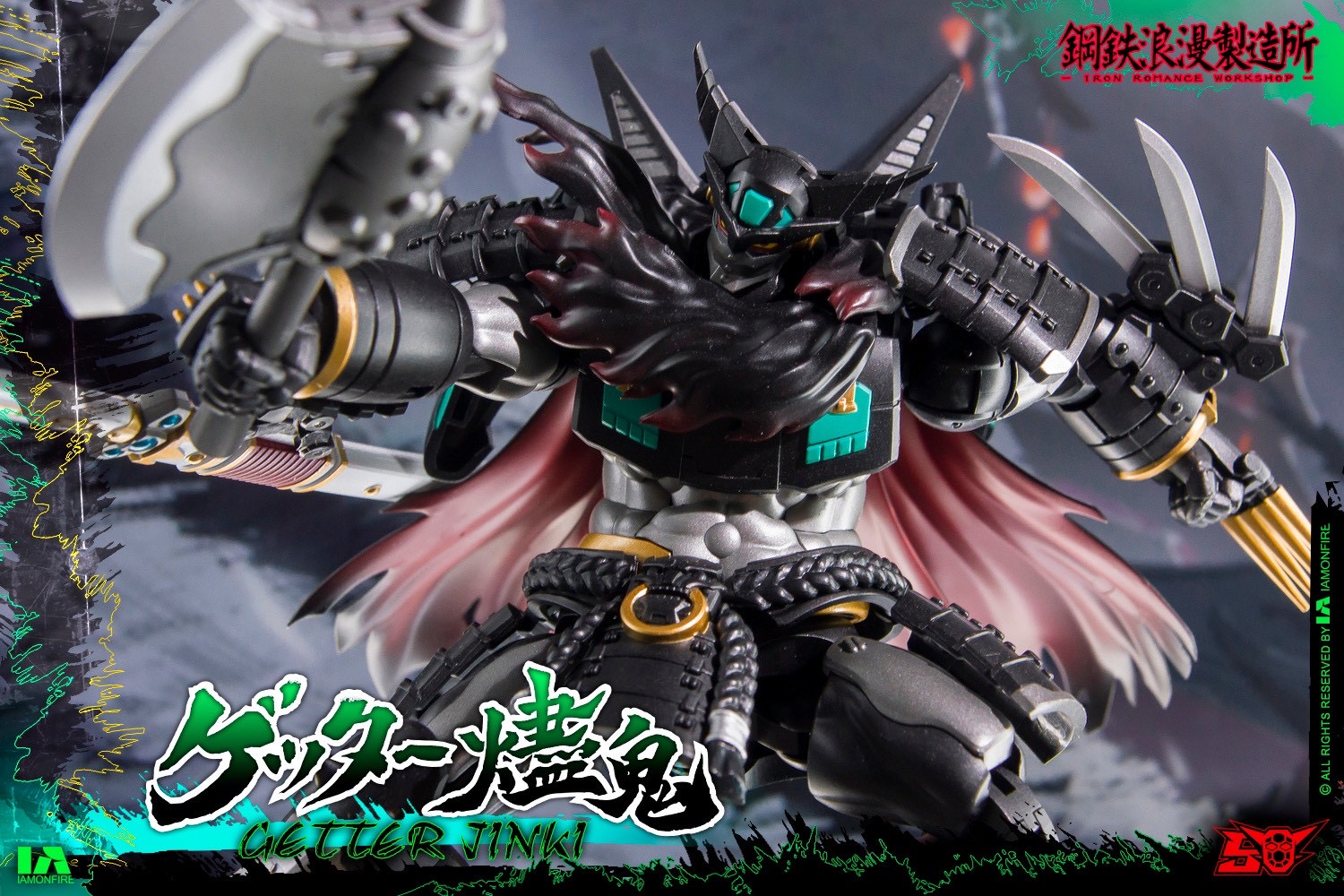 Super Robot Legend - Black Getter JINKI Deformable Movable Figure by Dragon Horse x Iron Romance Workshop