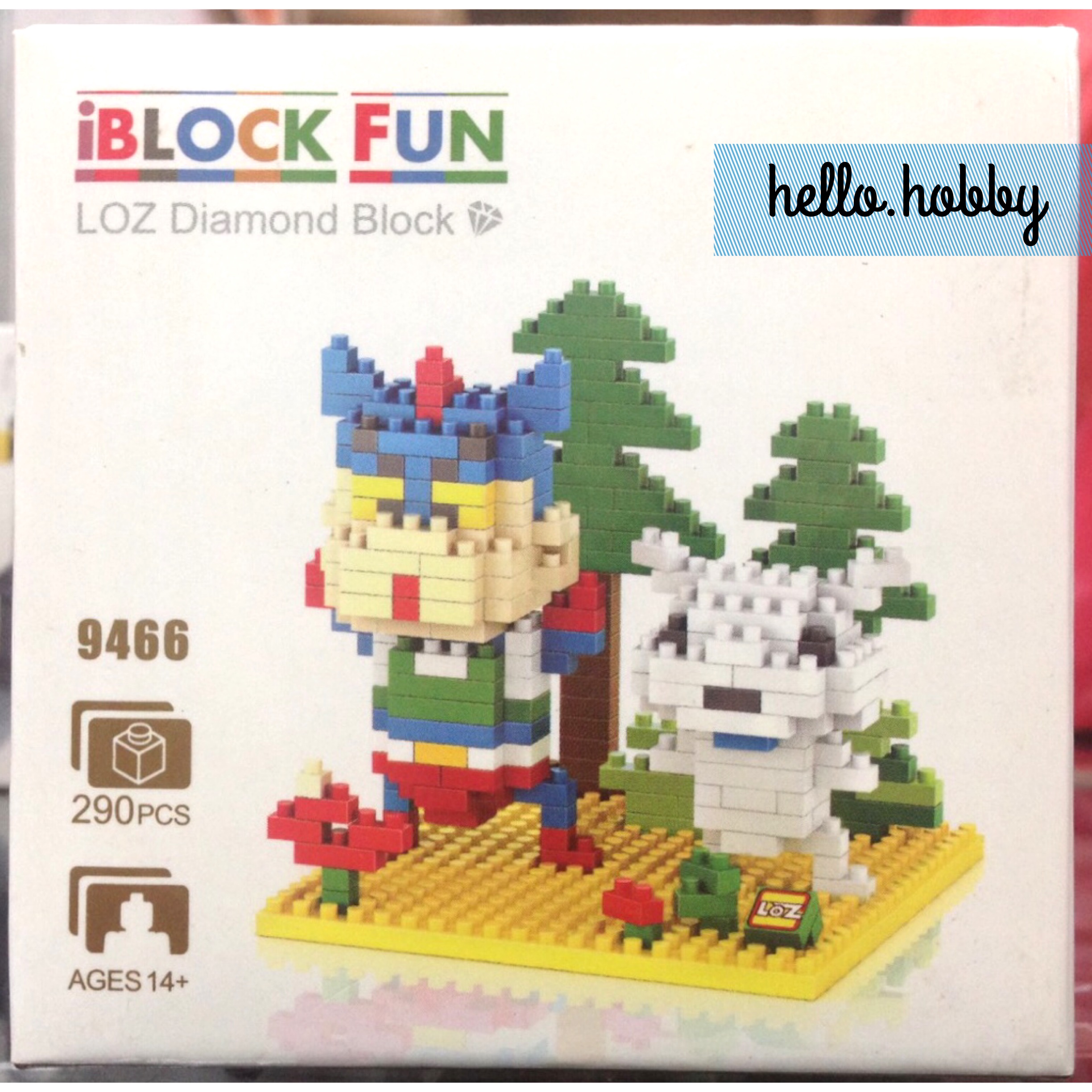 Loz 9466 Crayon Shinchan Action Kamen 290pcs