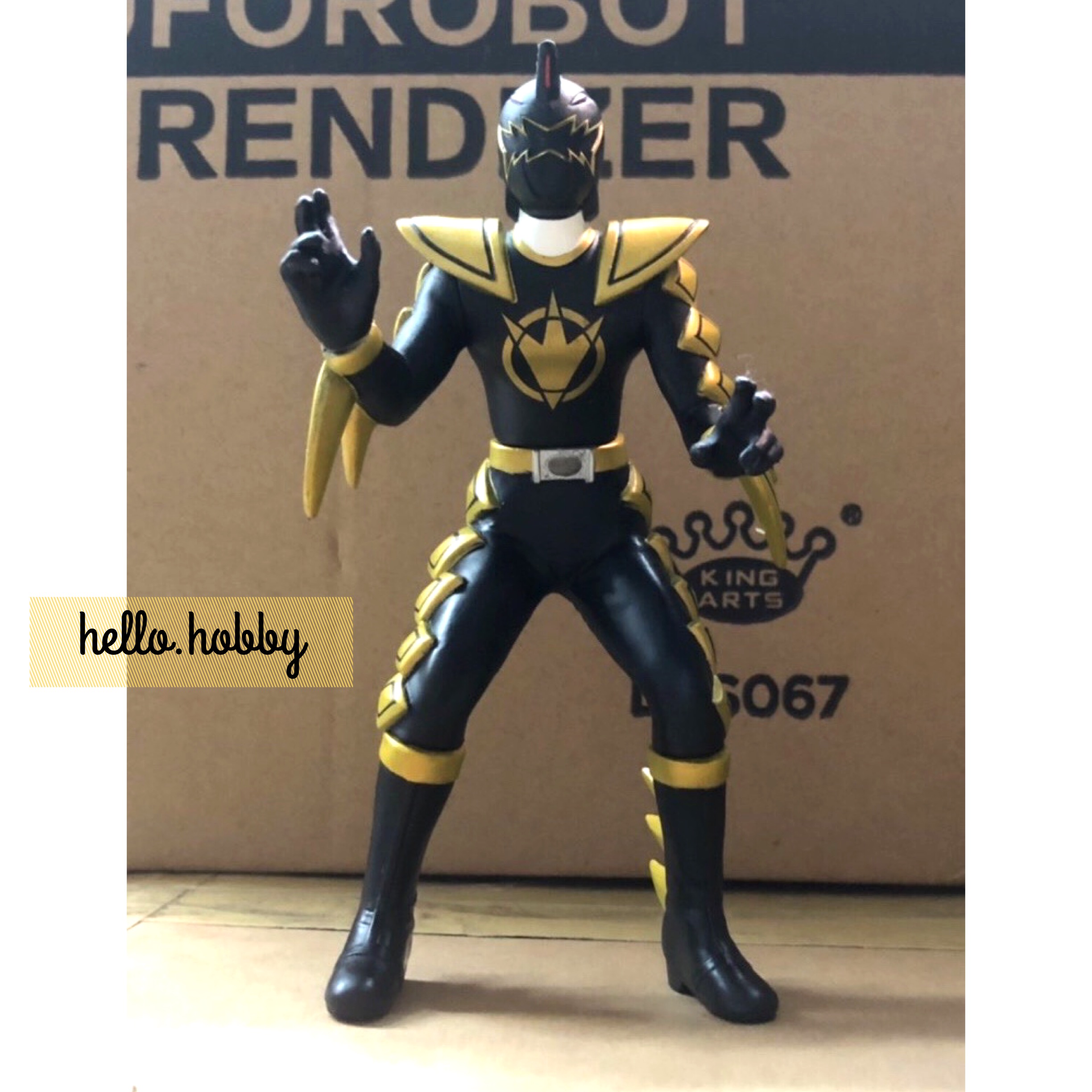 Bakuryuu Sentai Abaranger - Sentai Hero Series EX Abare Black AbareMode by Bandai (no tag)