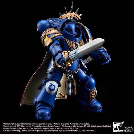 PRE-ORDER : WARHAMMER 40,000 ULTRAMARINES PRIMARIS CAPTAIN IN GRAVIS ARMOUR
