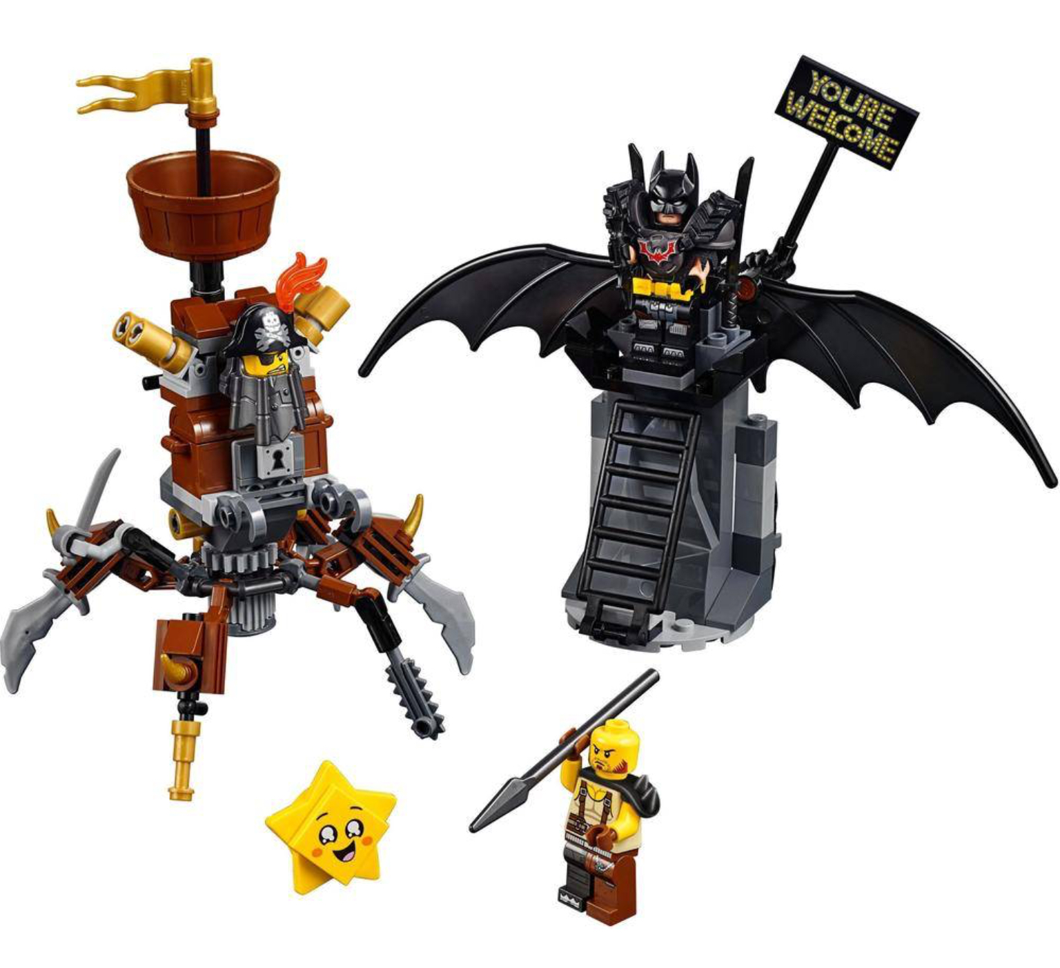 Lepin 45013 Batman Battle-Ready Batman and MetalBeard 188pcs