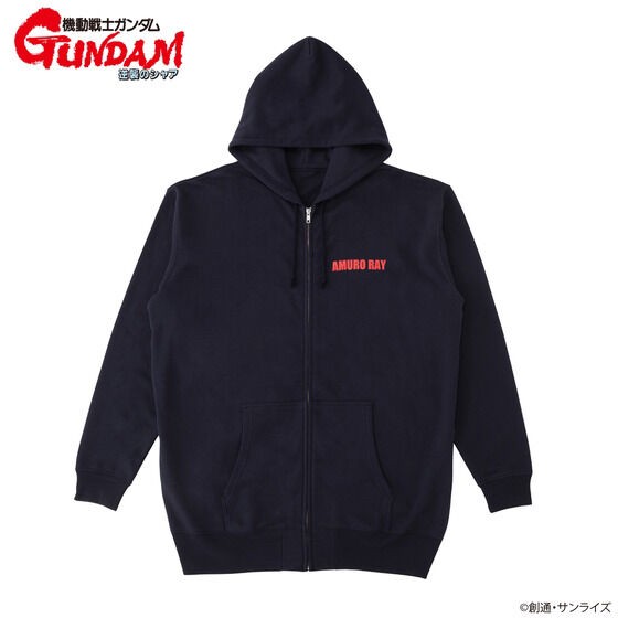 PRE-ORDER : Mobile Suit Gundam Mark Basic Line Zip Hoodie