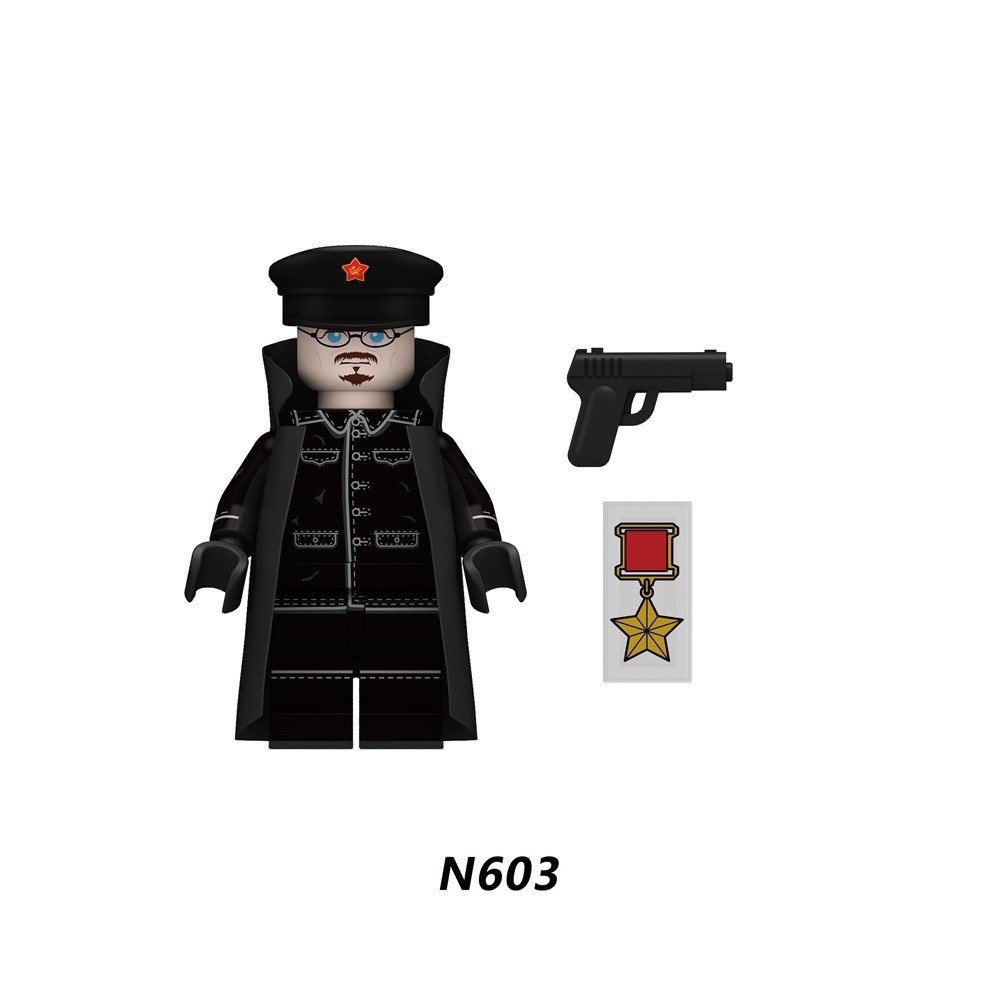 ตัวต่อมินิฟิกเกอร์ ทหาร N601-604 - WW2 - Soviet Soldier