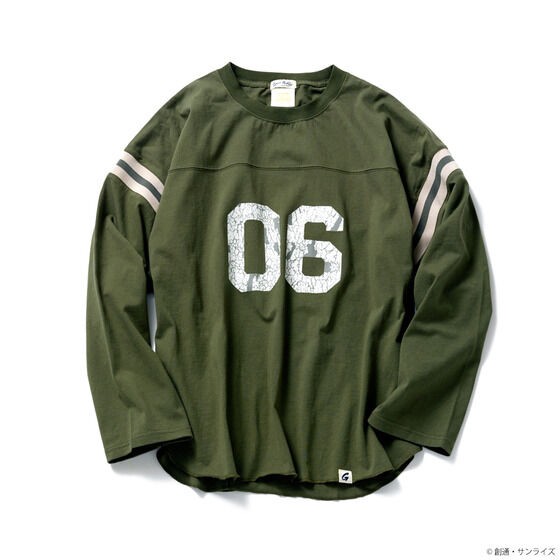 PRE-ORDER : STRICT-G.Fab Goodwear "Mobile Suit Gundam" Football Long Sleeve T-shirt