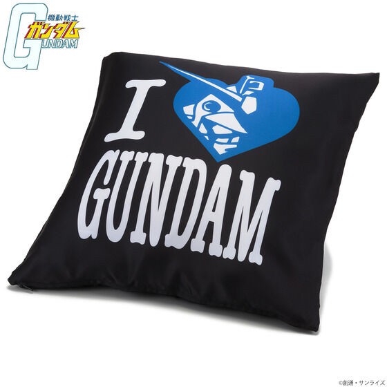 PRE-ORDER : Mobile Suit Gundam I LOVE MOBILE SUIT Cushion Cover