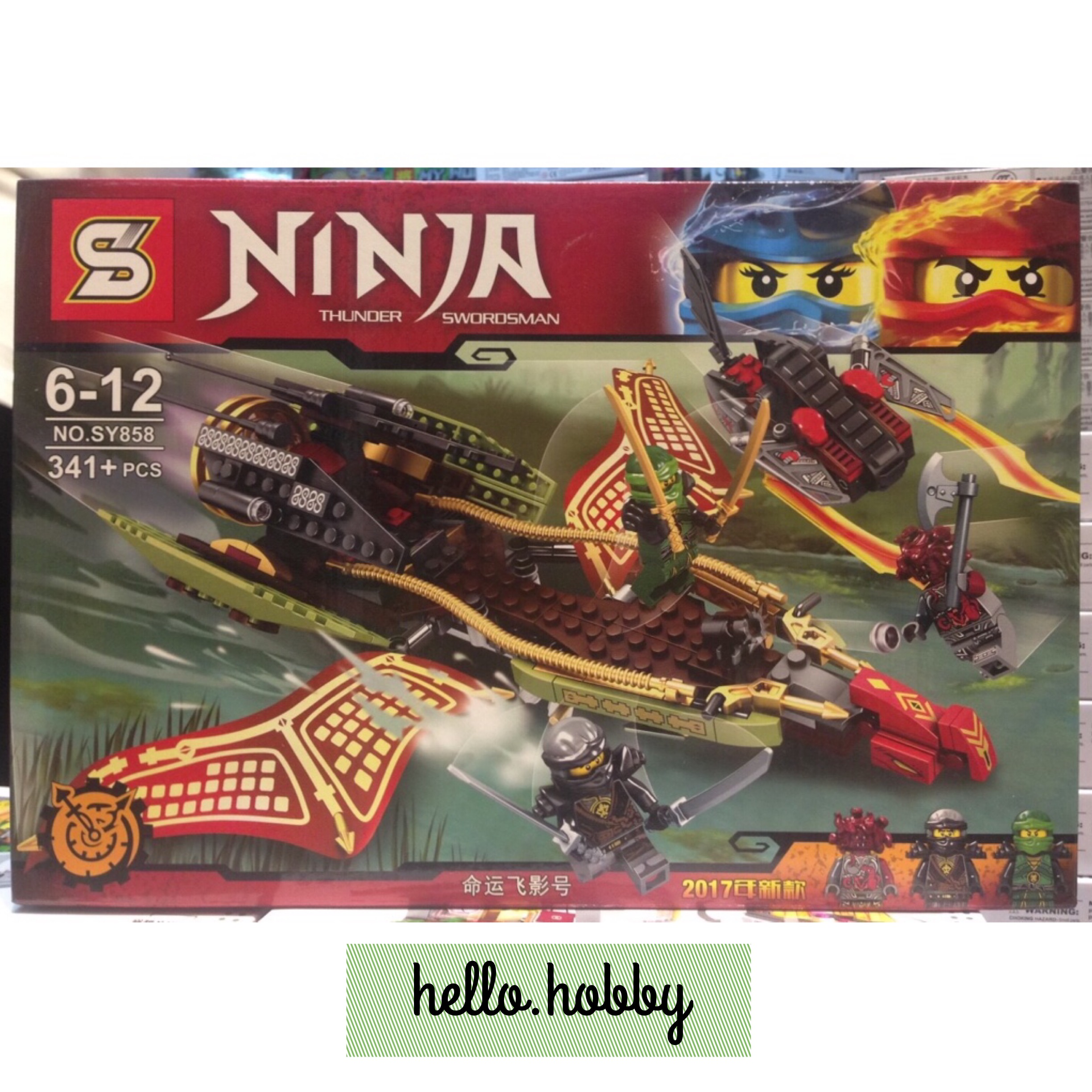 SY858 Ninjago Destiny's Shadow 341pcs