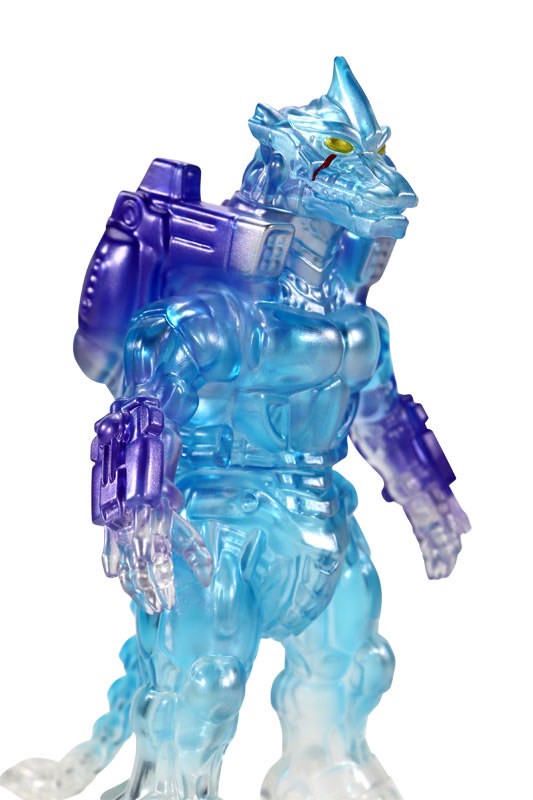Godzilla - CCP Middle Size Series Godzilla EX Vol.5 Mechagodzilla (2002) Clear Blue Ver. Soft vinyl by CCP (Lot JP)