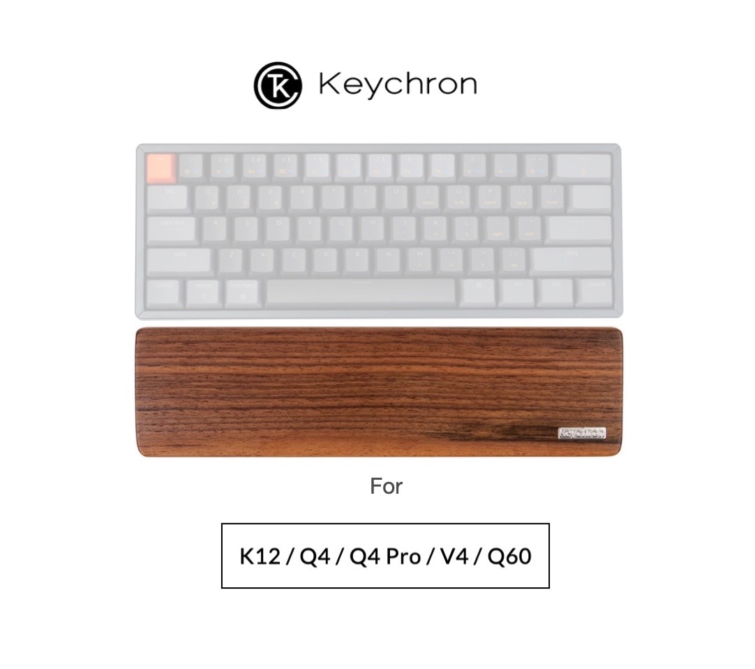 Keychron Wooden Palm rest ของแท้ 100% ที่รองข้อมือแป้นพิมพ์ แบบไม้ สำหรับ K2,K6,K6 Pro,K3,K3 Pro,K7,K7 Pro,S1,K4,K8,K8 Pro,C1,K12,Q4,Q4Pro,V4,Q60,C2,K10,Q1 Pro,Q1,Q2,V2,Q6,V6,K10 Pro
