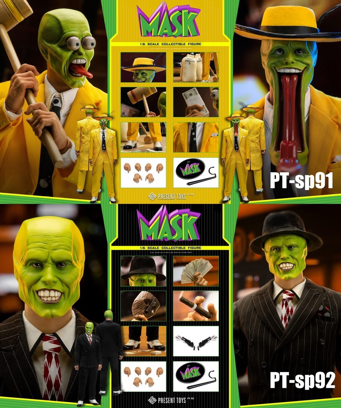 Pre-order : The Mask 1/6 Scale Figure by Present Toys