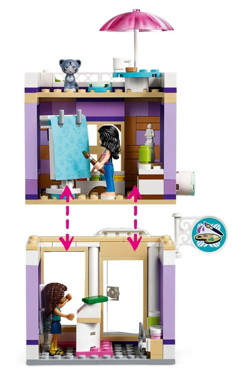 Lari 11200 Friends Emma's Art Studio 241pcs