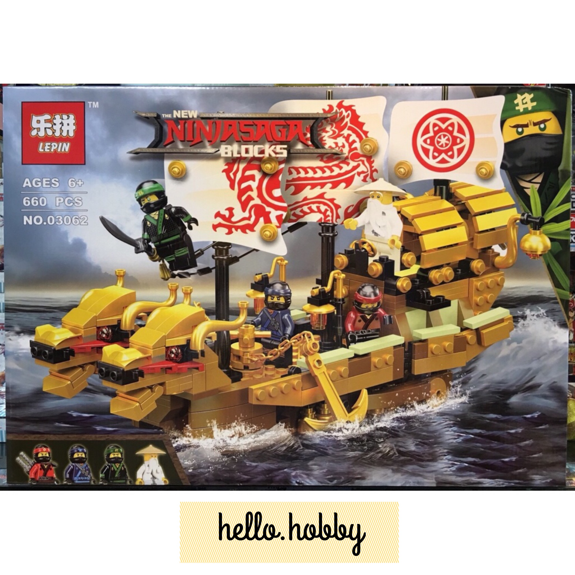 Lepin 03062 Ninjago Final Fight of Destiny’s Bounty 660pcs