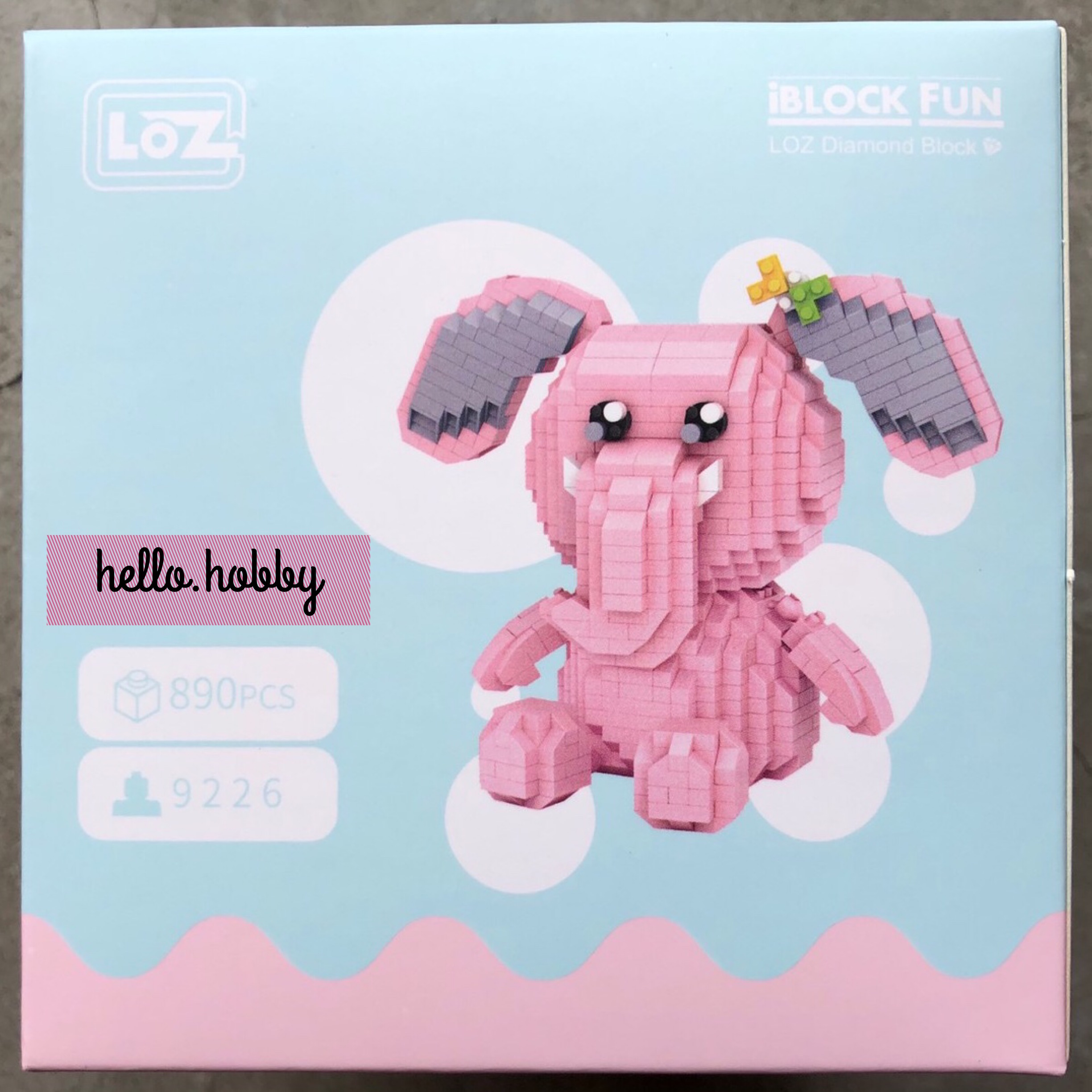 Loz 9226 Elephant 890pcs