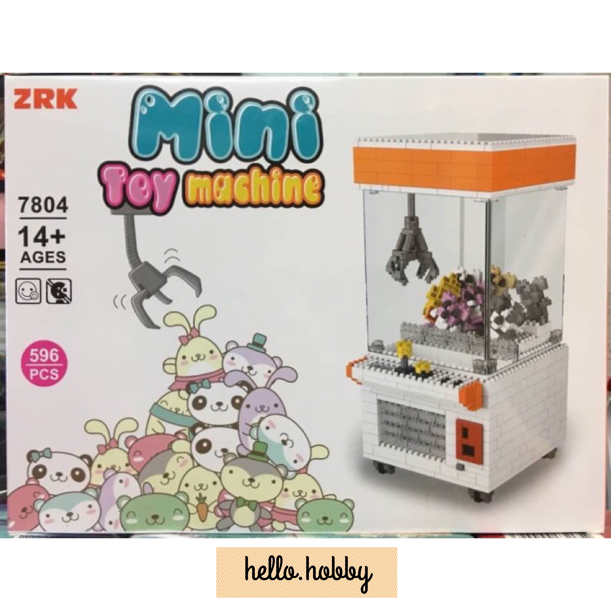 ZRK 7804 Mini Toy Machine Doll 596pcs