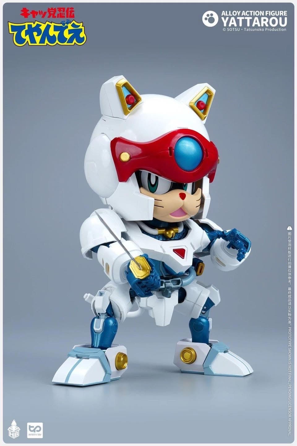 Samurai Pizza Cats Yattarou Alloy Action Figure by HeatBoys