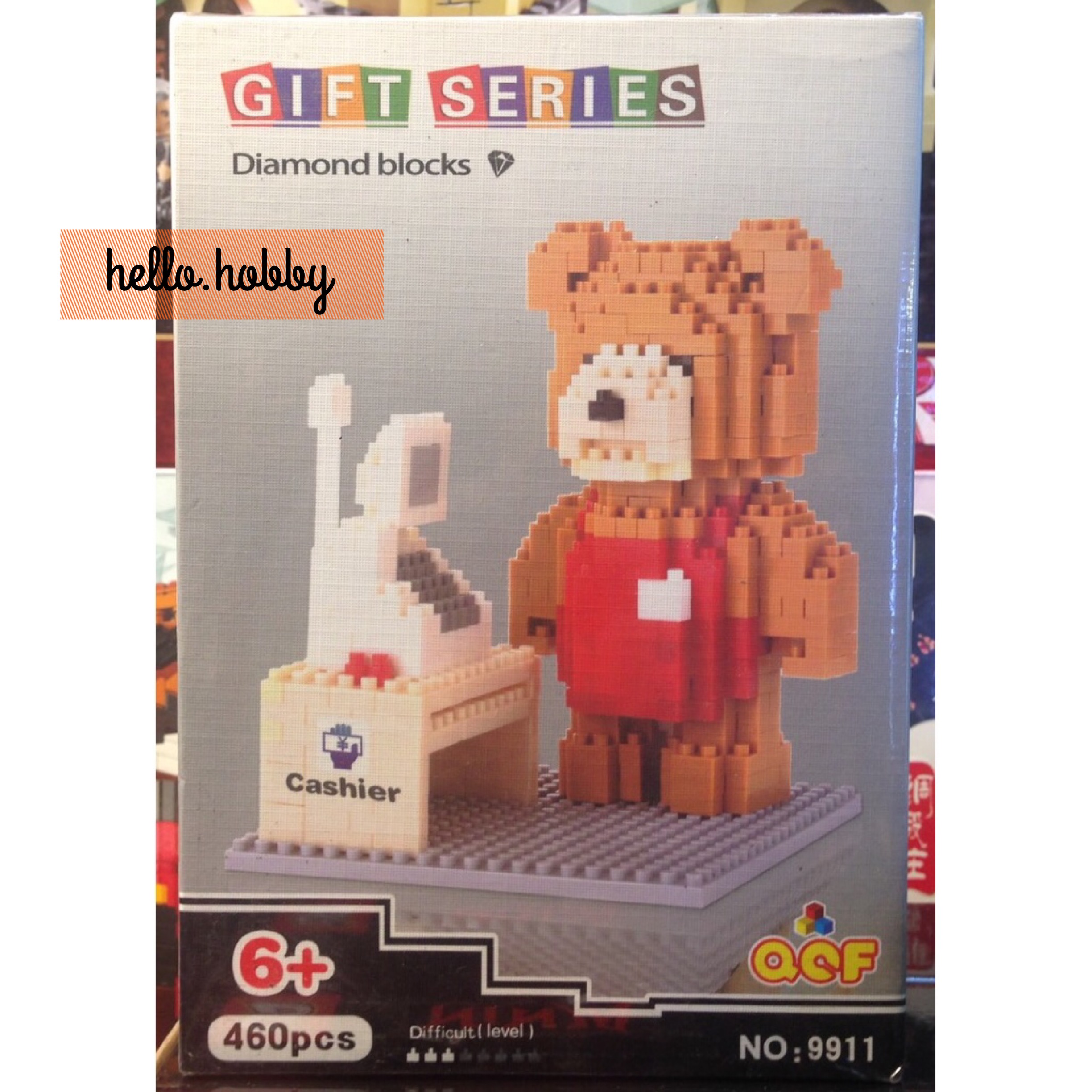 QCF 9911 Teddy Bear on Cashier 460pcs