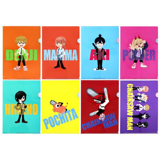 PRE-ORDER : Chainsaw Man Clear File Collection A/B (Set Sales 8 pcs Included)