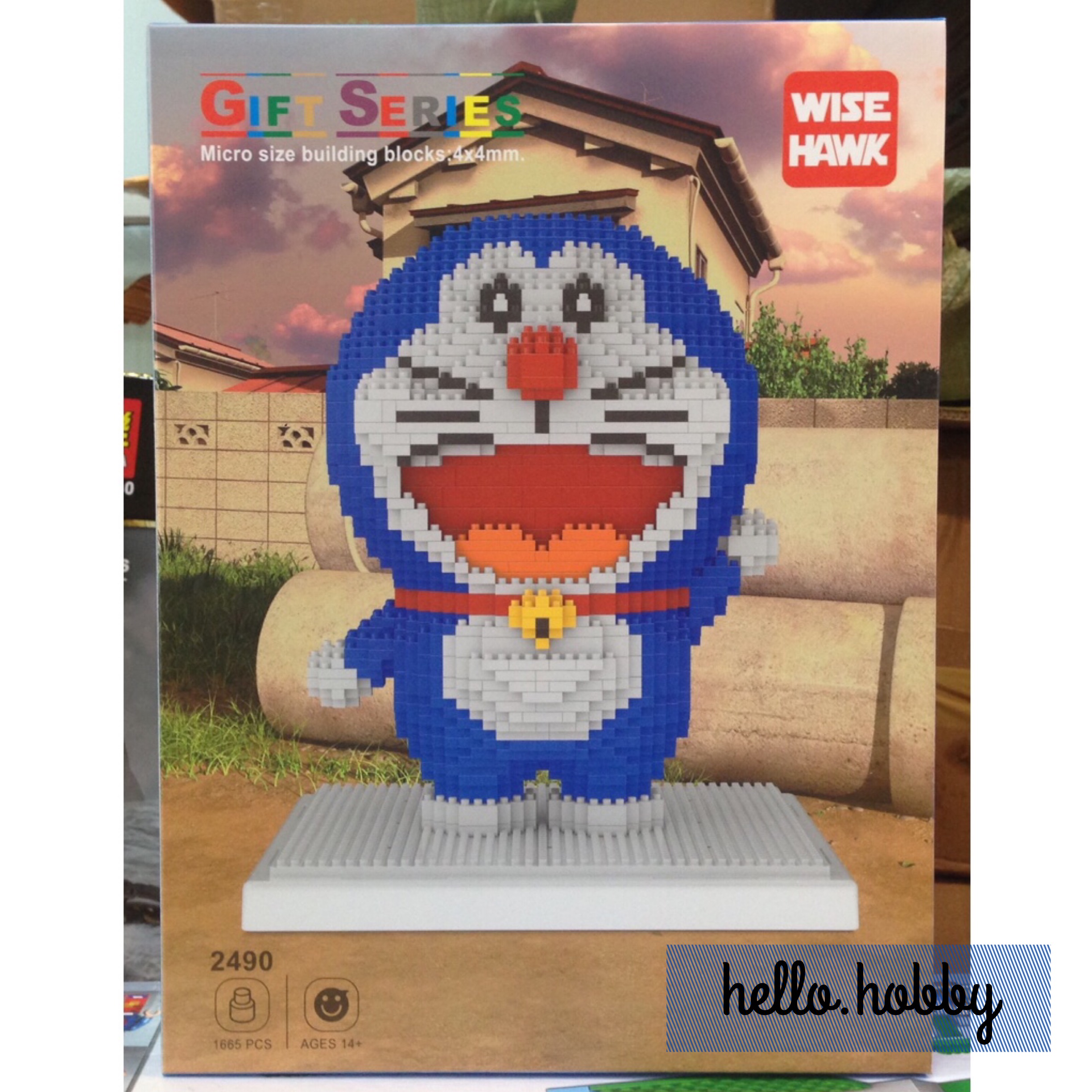 Wise Hawk 2490 Doraemon 1665pcs