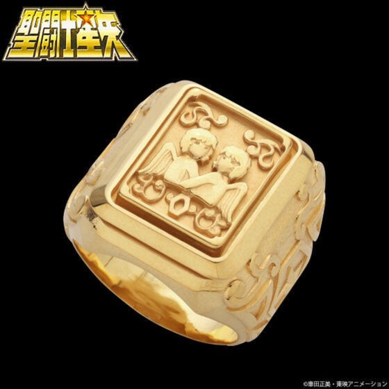 PRE-ORDER : Saint Seiya Gold Cloth Box Design Silver925 Ring