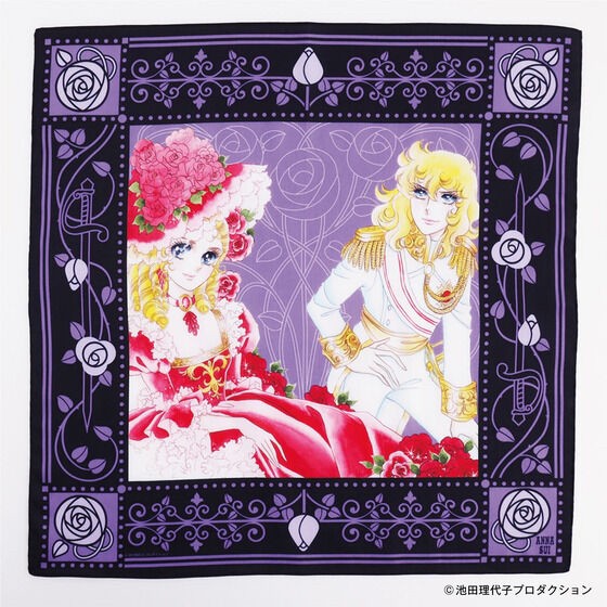 PRE-ORDER : Rose of Versailles ANNA SUI Print Handkerchief