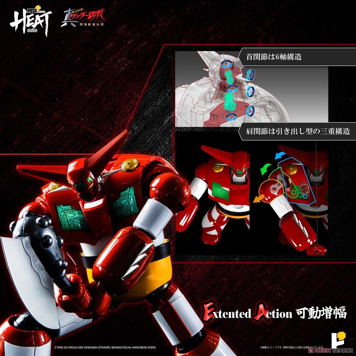 METAL HEAT Series Getter 1 (Getter Robo Armageddon ver.) by POSE+