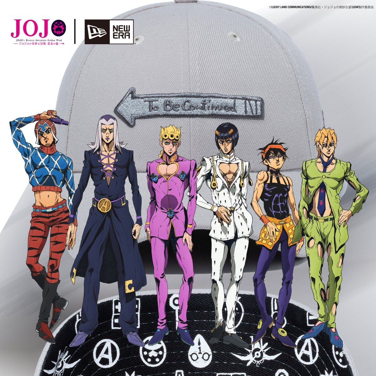 PRE-ORDER : "JoJo's Bizarre Adventure: Golden Wind" x NEW ERA Cap 940VS Model (3 types)