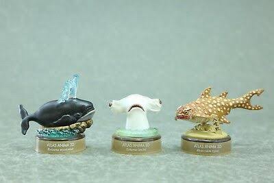งานฝา สัตว์น้ำ New Enoshima Aquarium World Museum ATLAS ANIMA 3D Bottle Cap Collection (Set of 8) by Kaiyodo
