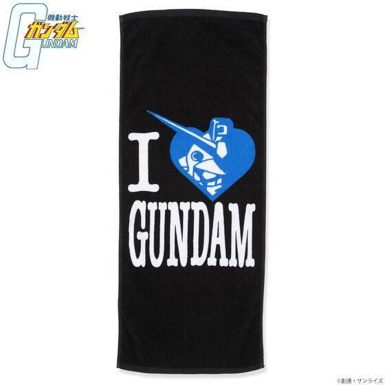 PRE-ORDER : Mobile Suit Gundam I LOVE MOBILE SUIT Face Towel