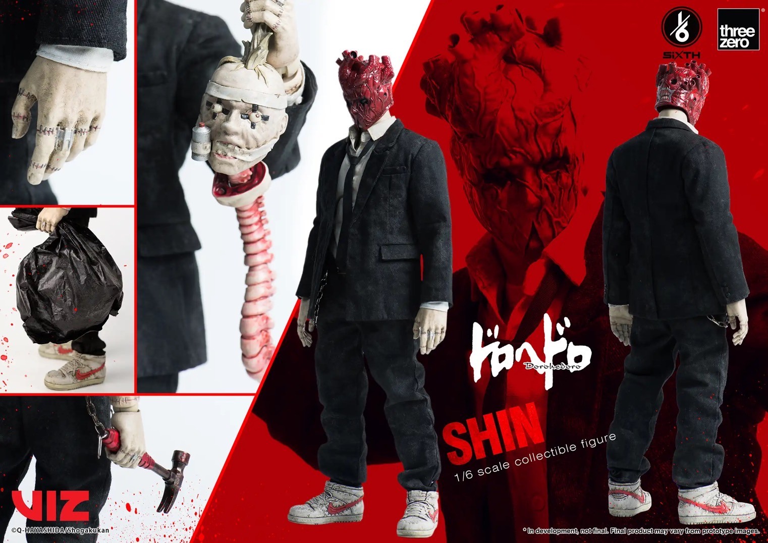 Pre-order : Dorohedoro 1/6 Shin by ThreeZero (Reissue)
