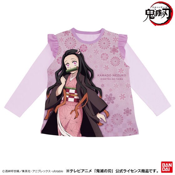 PRE-ORDER : Demon Slayer: Kimetsu no Yaiba Smooth Real Print Pajamas Girl 22SS