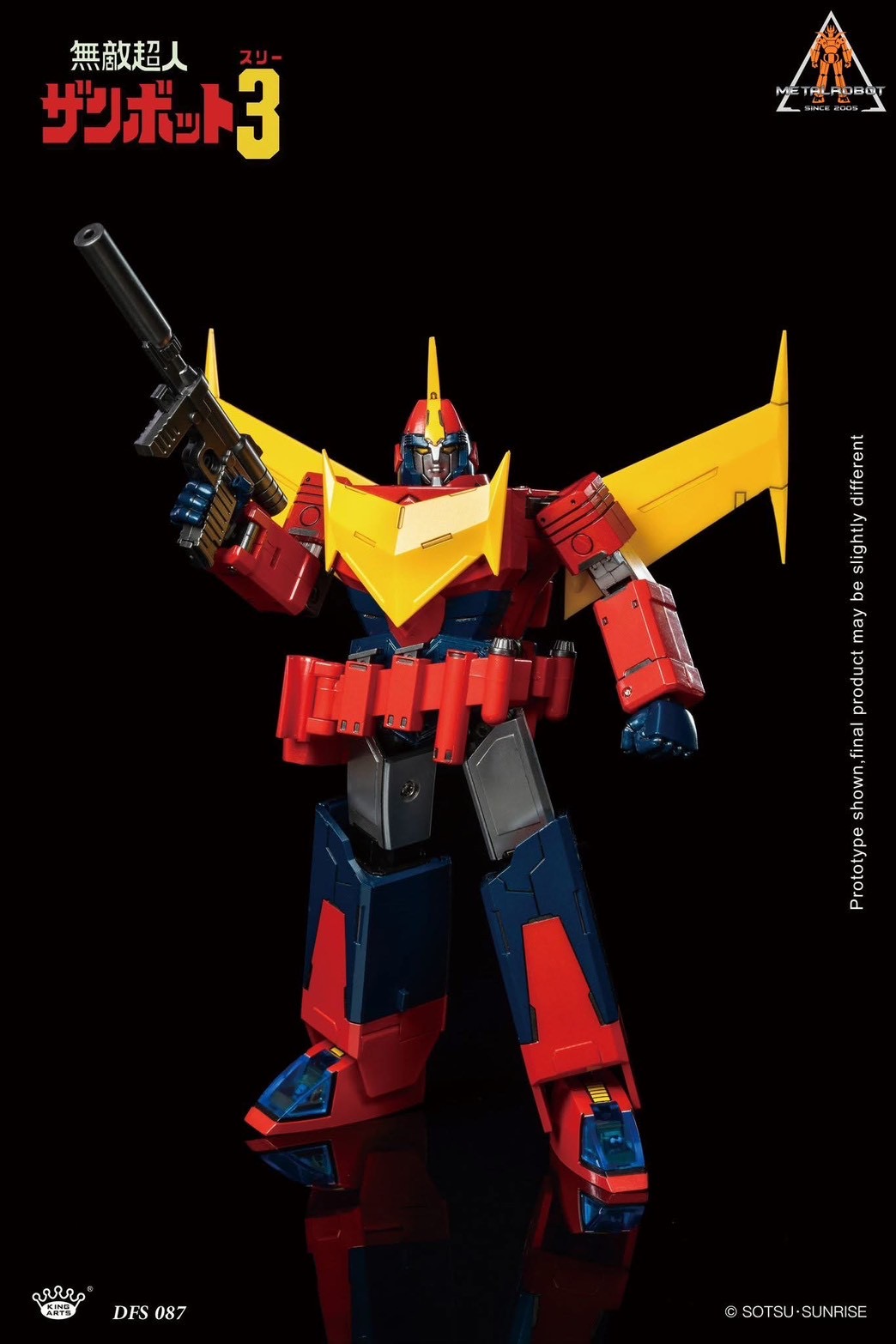 Pre-order : Invincible Super Man Zambot 3 Diecast Action Figure by King Arts