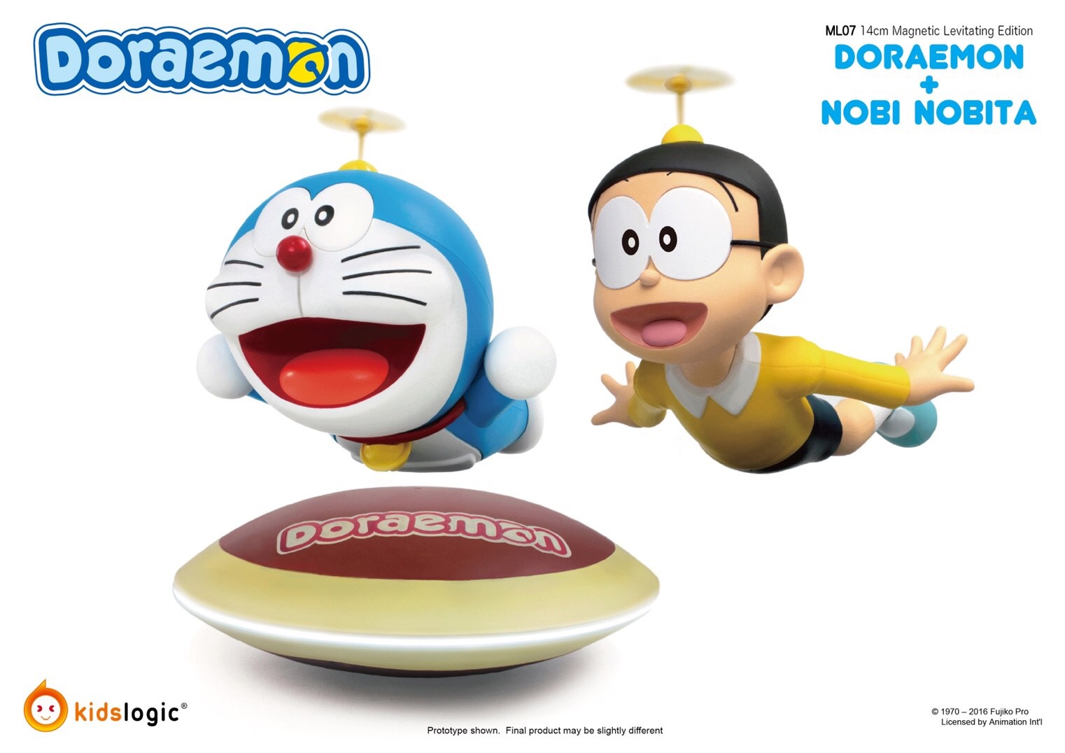 ML07 Doraemon & Nobita Set Magnetic Levitating Version by Kids Logic